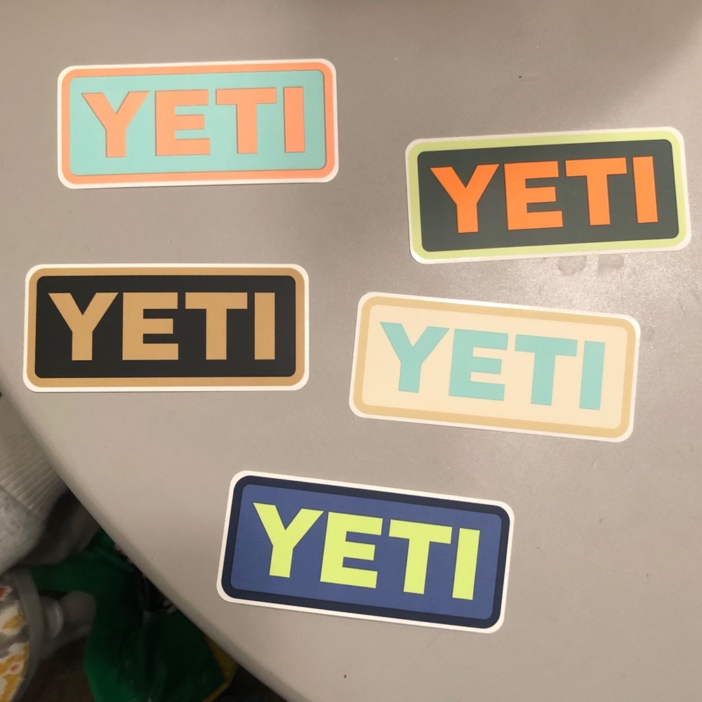 Yeti stickers